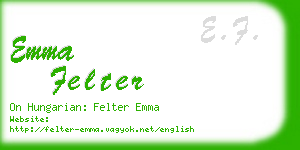 emma felter business card